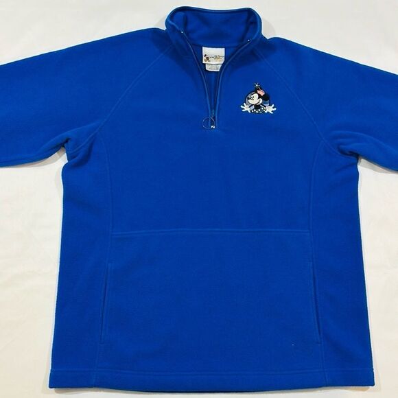 Walt Disney World Minnie Mouse Embroidered Quarter Zip Fleece - Picture 2 of 8